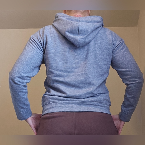 L.L.Bean hooded pullover sweater. Kangaroo pocket, long sleeve. Size LG. - Picture 2 of 7